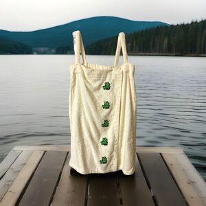 Turkish Towel Bathrobe TJ Lawford Women's Wrap Bath Robe Terry Cloth